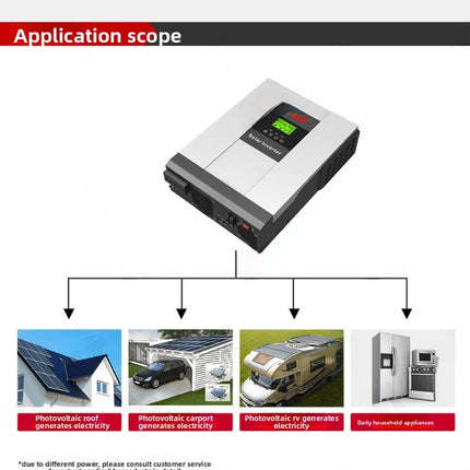 Hybrid Solar Inverter 5KW 48V Home Use Sine Wave On-Grid and Off-Grid Inverter Anti-Backflow