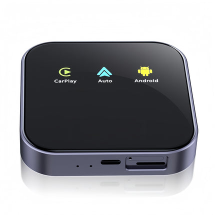 3-in-1 Wireless CarPlay/Android Auto Adapter – Plug & play, supports Netflix/YouTube/TF card. Works with OEM wired CarPlay/Android Auto cars.