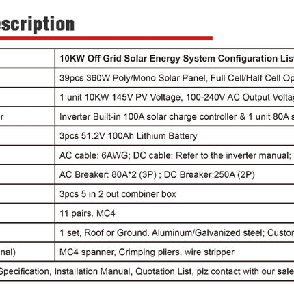 Solar Inverter 10KW Household High Frequency Off Grid Inverter Control Integrated Machine Built-in MPPT Controller 160A