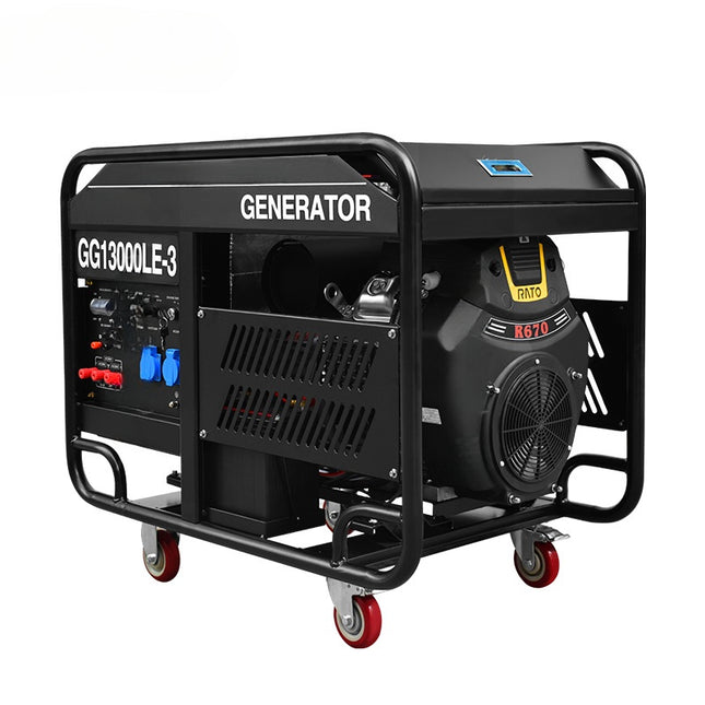15KW Dual Fuel 380V Three-phase Generator Double Cylinder Open Frame Type