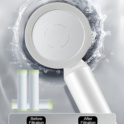 Luxury Aroma Showerhead - Perfume-grade SPA experience, food-safe filter, skin/hair care, lasting fragrance.