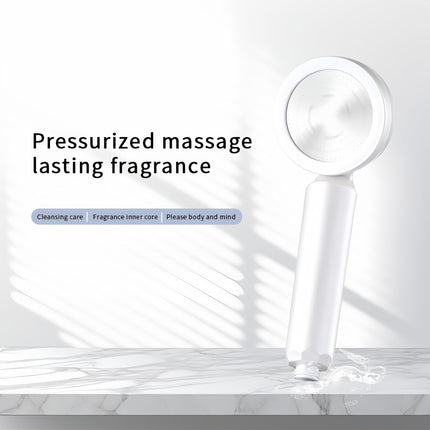 Luxury Aroma Showerhead - Perfume-grade SPA experience, food-safe filter, skin/hair care, lasting fragrance.