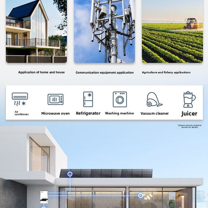 Home Energy Storage Off-Grid Inverter 5.2KW 48V Photovoltaic Inverter Controller Integrated Machine with Built-in MPPT Controller