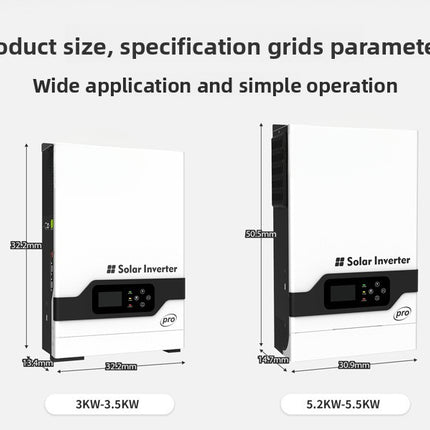 Home Energy Storage Off-Grid Inverter 5.2KW 48V Photovoltaic Inverter Controller Integrated Machine with Built-in MPPT Controller