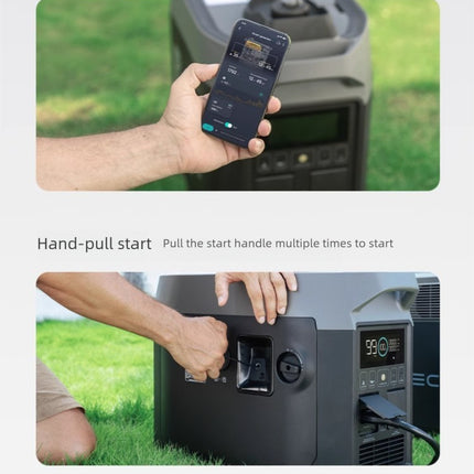 Dual Fuel Intelligent Generator Portable Frequency Conversion Energy Saving Electric Start Oil and Electricity Dual Use