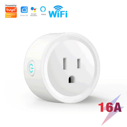 WiFi Smart Plug,Eli-time 16A WLAN Smart Socket with Energy Monitoring,2.4GHz WiFi Outlet with Smart Life APP Wireless Remote Control,Works with Amazon Alexa, Google Home，tuya
