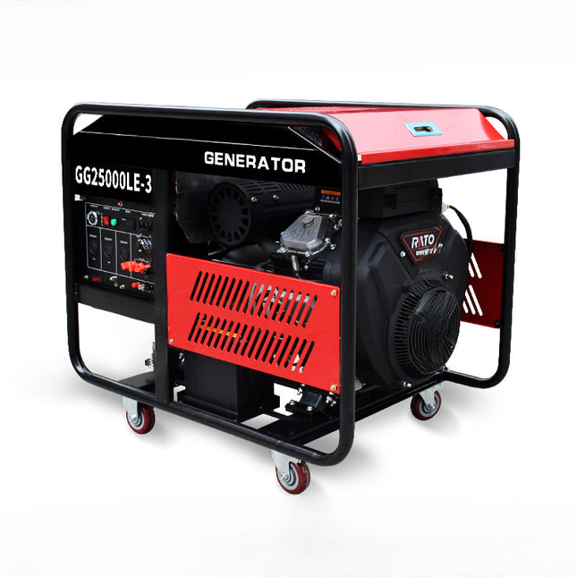 15KW Dual Fuel 380V Three-phase Generator Double Cylinder Open Frame Type