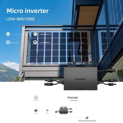 800W Micro Inverter, Grid-connected Micro Inverter, 1000W Intelligent Solar Inverter