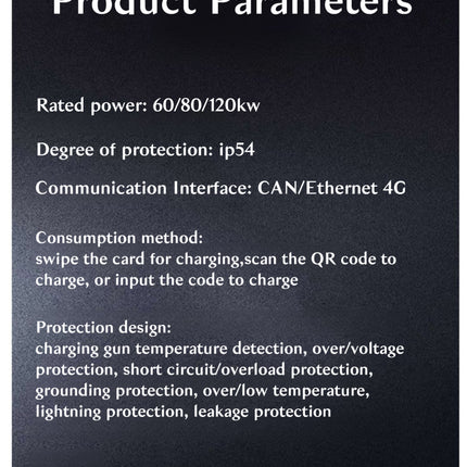 Strailine 120kw DC Fast Charging Commercial Fast Charging 9-hole  Floor-mounted Charging Station for Electric Vehicles