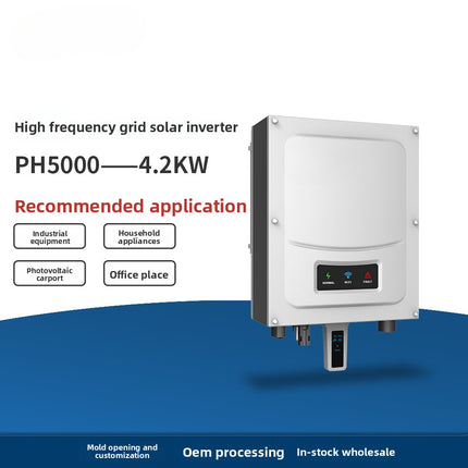 Solar Inverter Grid-Tied Photovoltaic Inverter Sine Wave 4200W Inverter Control Integrated Machine Single Phase Dual Circuit