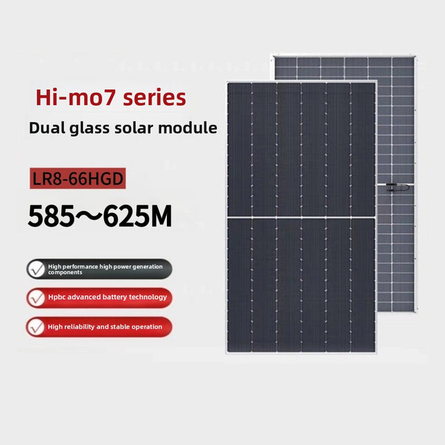 Strailine A-grade Monocrystalline Module Solar Photovoltaic Power Generation Panel Double-sided High Efficiency 585W 600W 625W