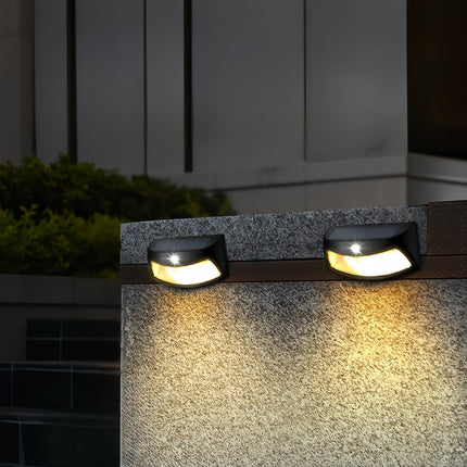 Solar Wall Lamp - IP65 waterproof, auto on/off, LED garden light for paths/terraces.